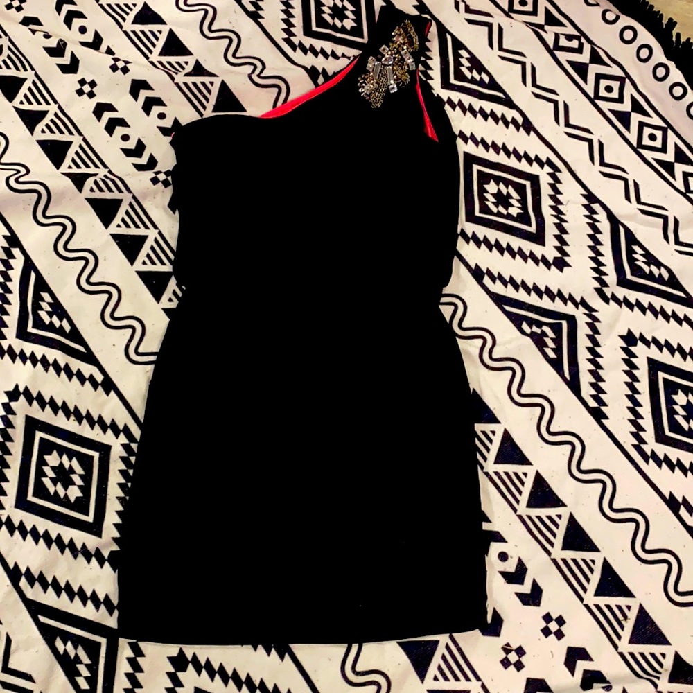 Black dress with jewels